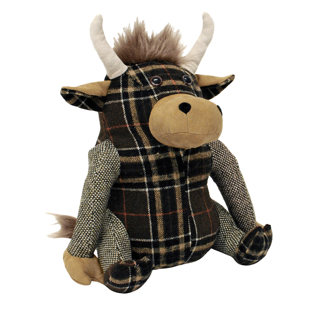 Highland Cow Doorstop - Brown