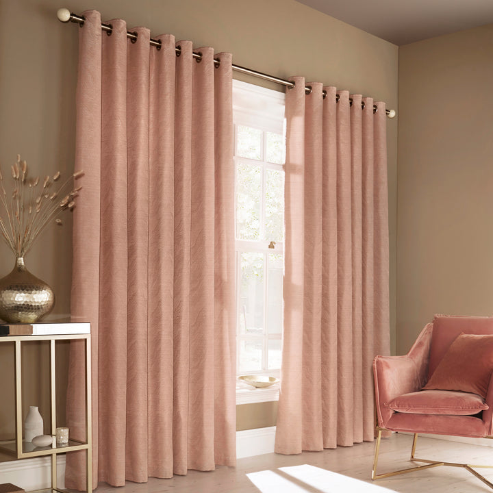 HIMALAYA 168X229 EYELET CURTAINS BLUS