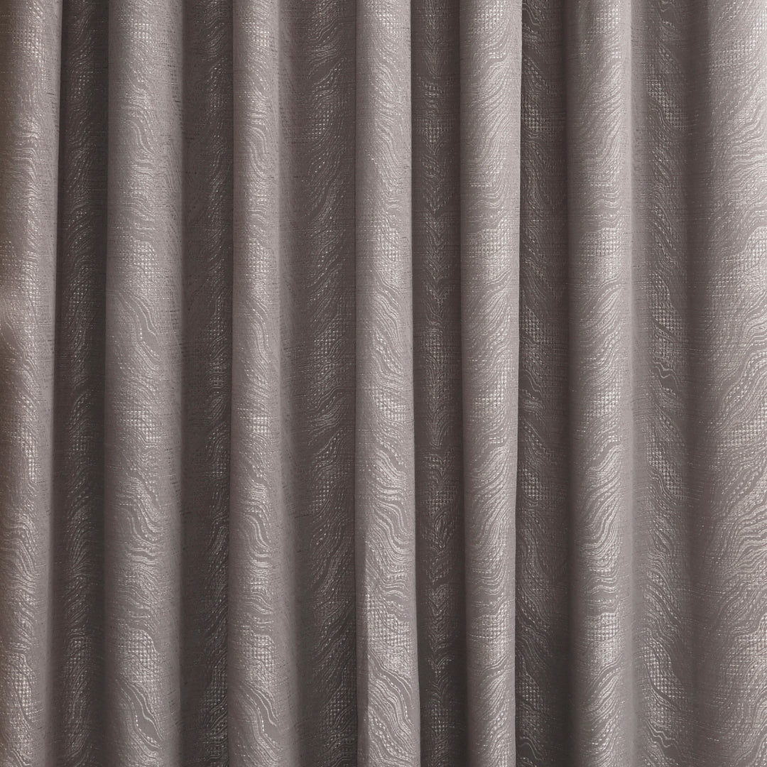 HIMALAYA 168X183 RING TOP CURTAINS SILV