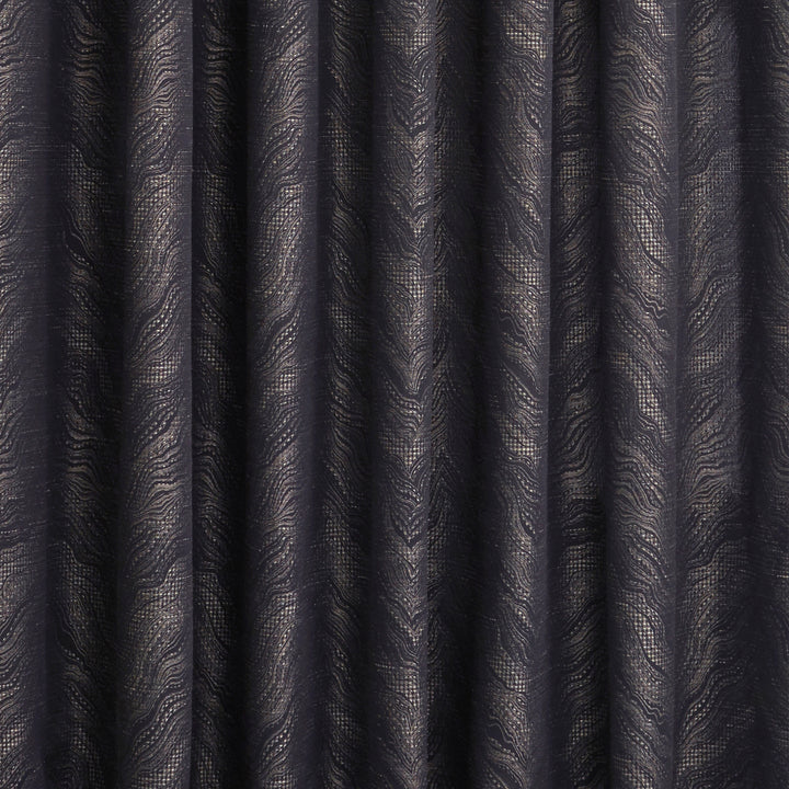HIMALAYA 117X183 EYELET CURTAINS NAVY