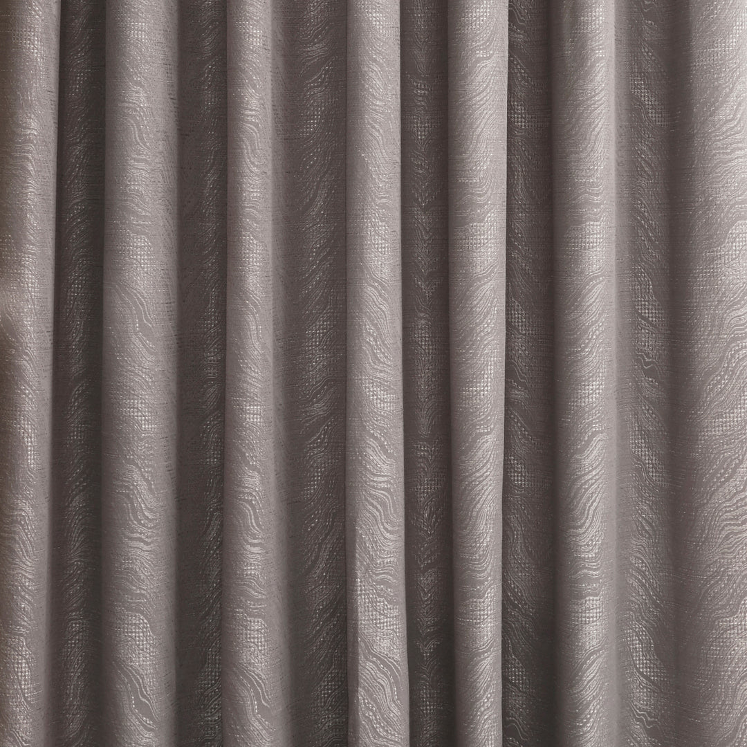 HIMALAYA 117X183 EYELET CURTAINS SILV