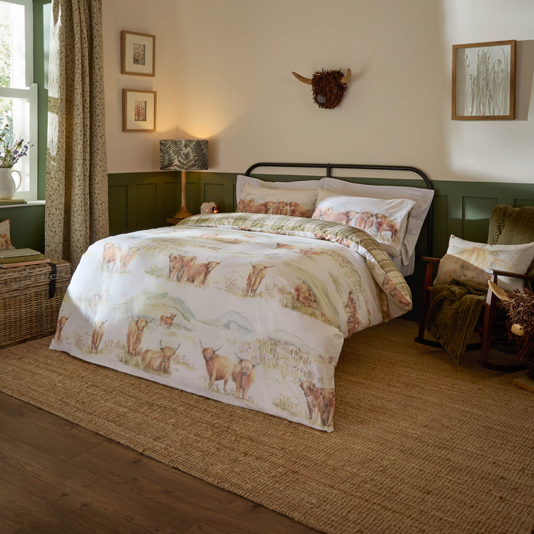 Highland Cattle King Duvet Set Multicolour - image 6