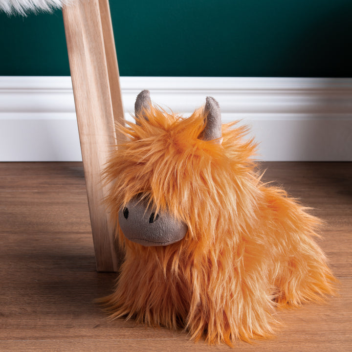 Highland Cow Doorstop - Orange - image 6