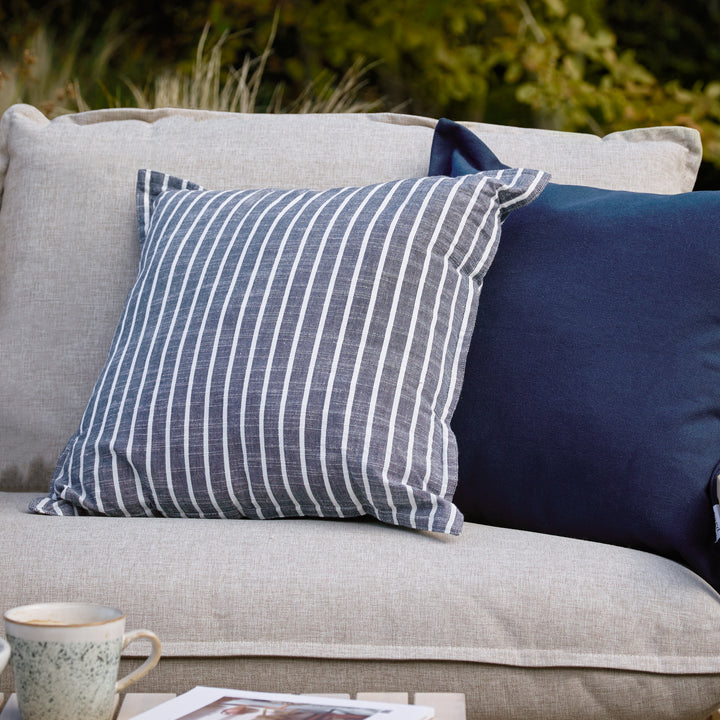 Holmfirth Canvas 45x45 Outdoor Cushion Case Navy - image 6