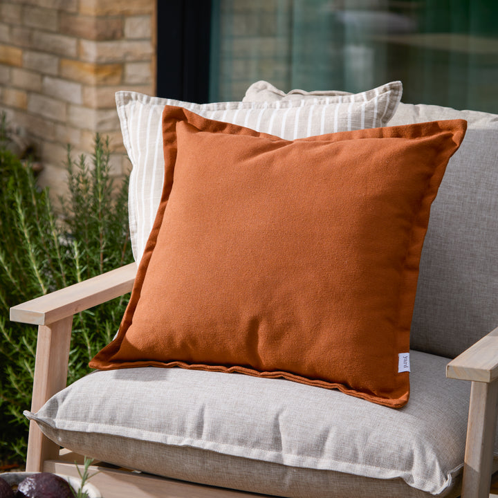 Holmfirth Canvas 45x45 Outdoor Cushion Case Pecan