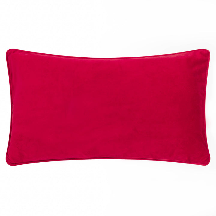 HO HO HO 30X50 CUSHION CASE RED