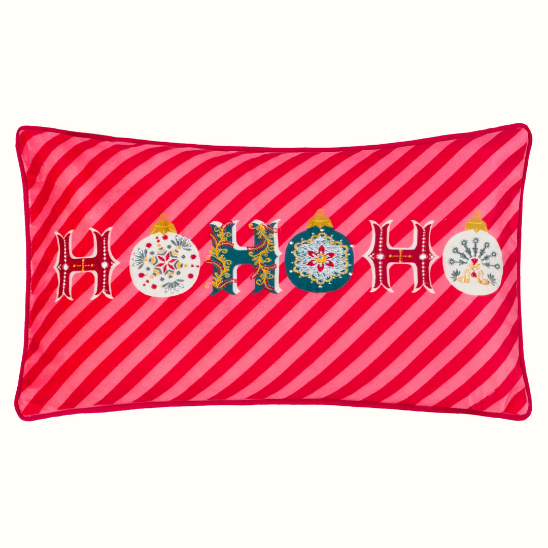 Ho Ho Ho 30x50 Cushion Case Red - image 2