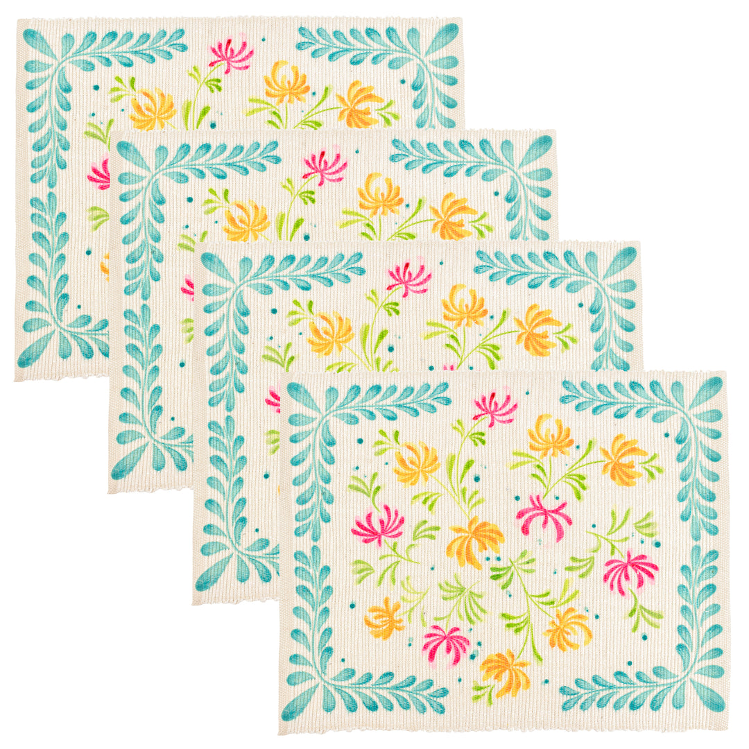Honeysuckle 46x36 Set Of 4 Table Placemats Multi - image 3
