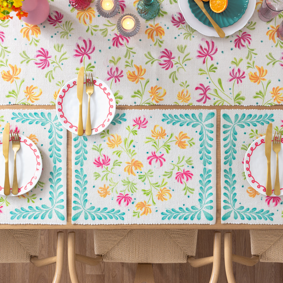 Honeysuckle 46x36 Set Of 4 Table Placemats Multi - image 6