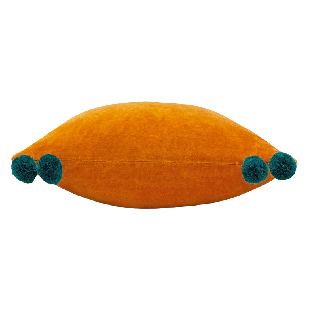HOOLA 45X45 CUSHION CASE ORANGE/TEAL