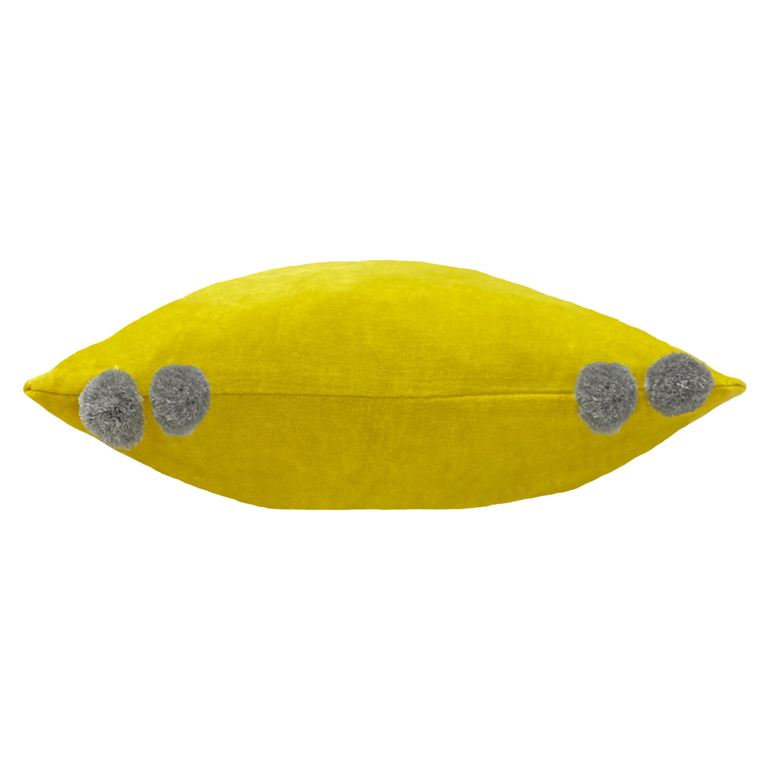 HOOLA 45X45 CUSHION CASE YELLOW/GREY