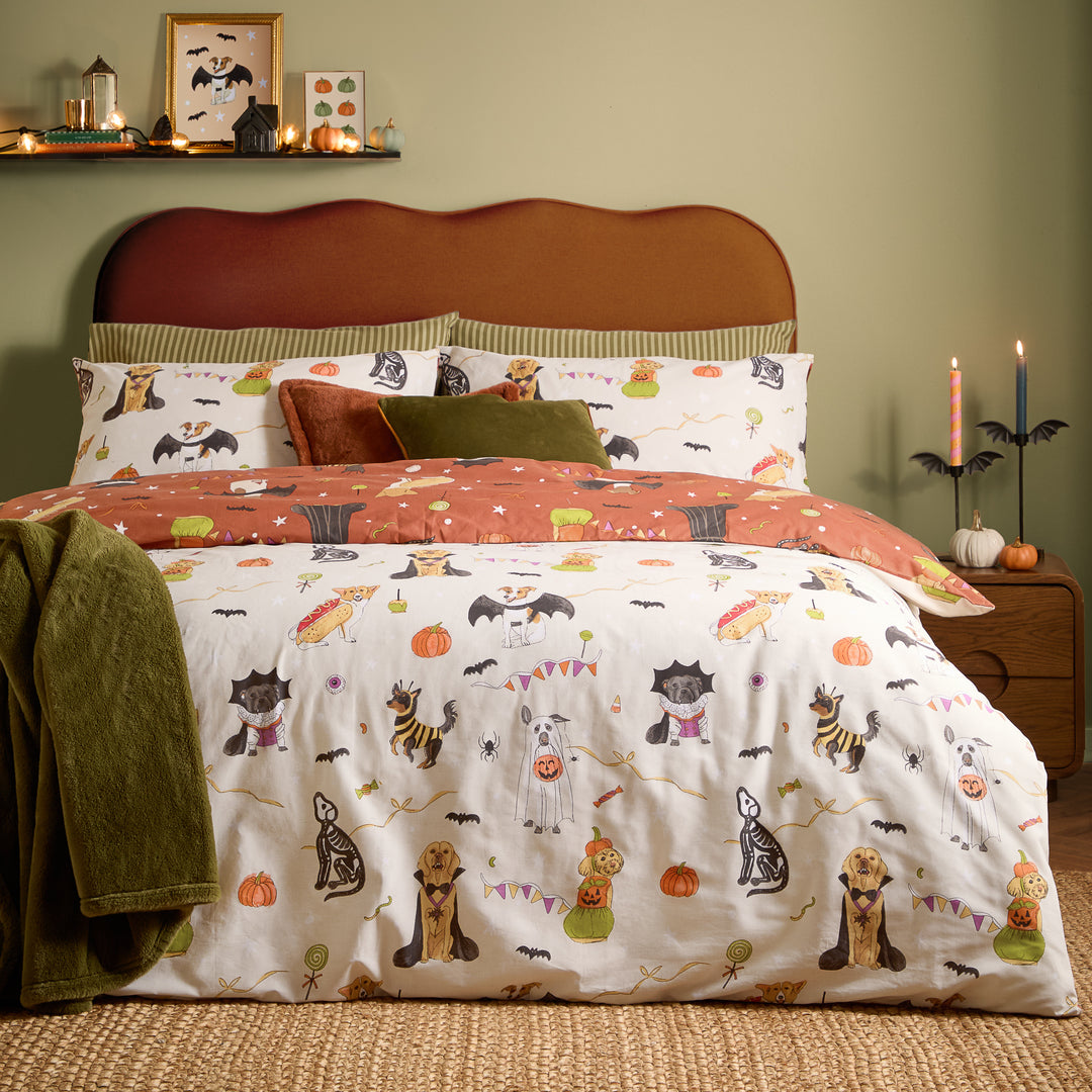 Howl-O-Ween Duvet Set King Duvet Set Multi