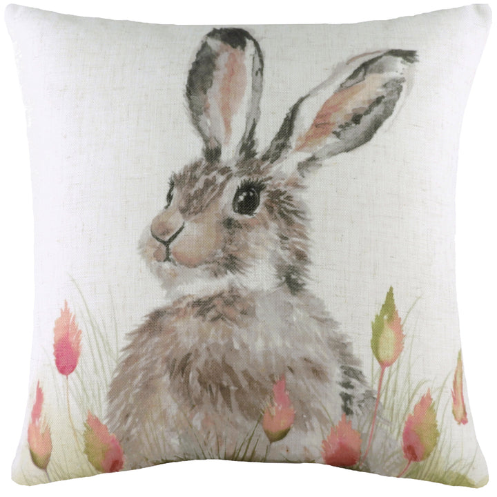 HEDGEROW HARE 43X43 C/C WHITE