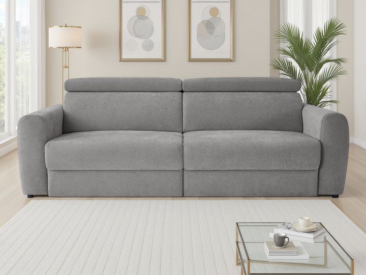 Dakota Electric Sofabed Grey 3 Seater