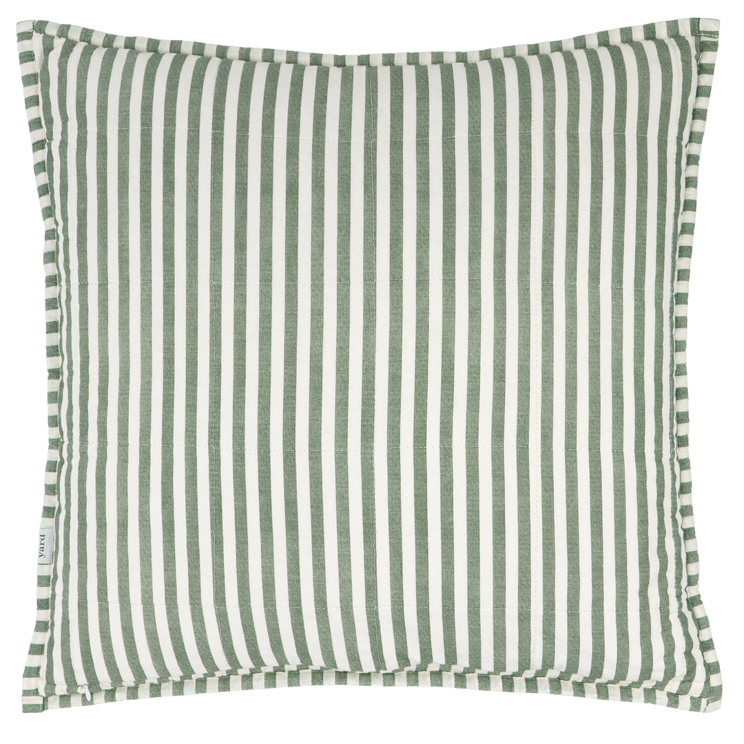 Hebden Stripe 55x55 Cushion Case Forest / Bay Green - image 4