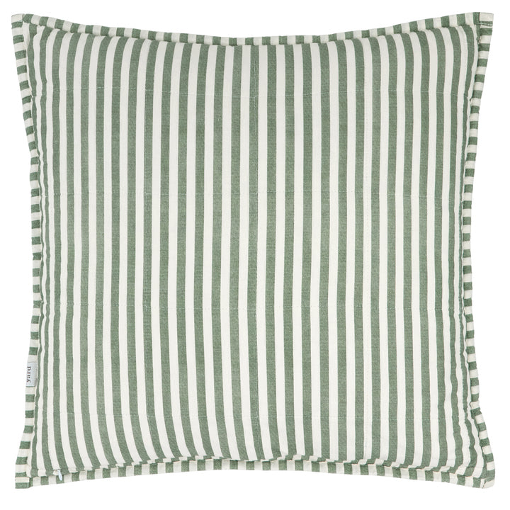 Hebden Stripe 55x55 Cushion Case Forest / Bay Green - image 4