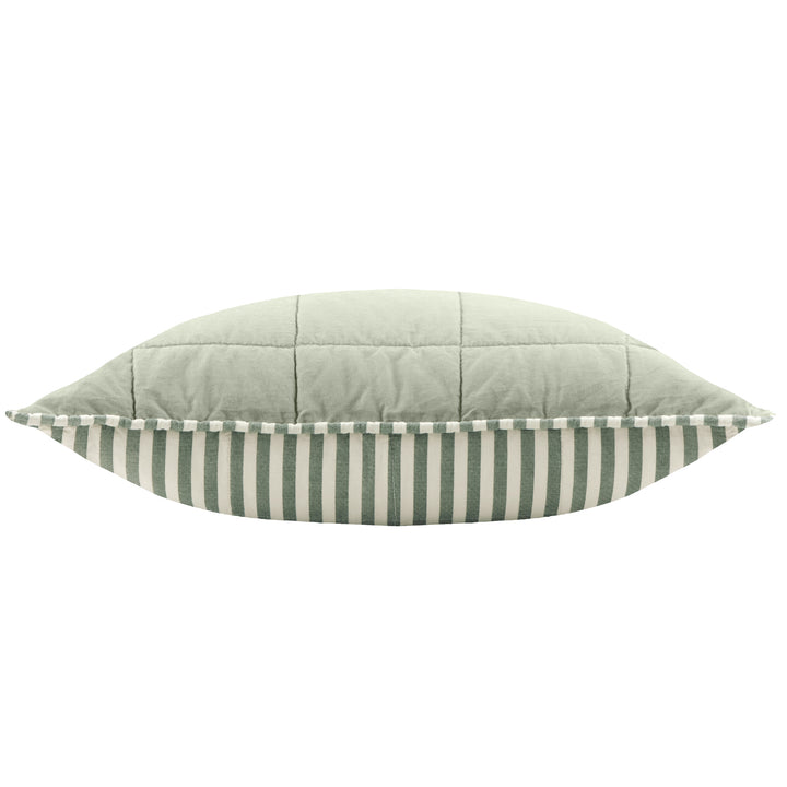 Hebden Stripe 55x55 Cushion Case Forest / Bay Green - image 5