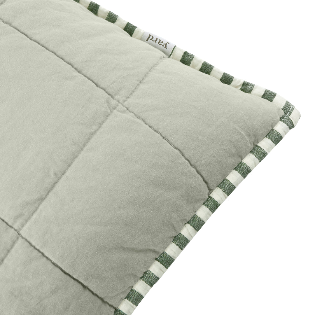 Hebden Stripe 55x55 Cushion Case Forest / Bay Green - image 6