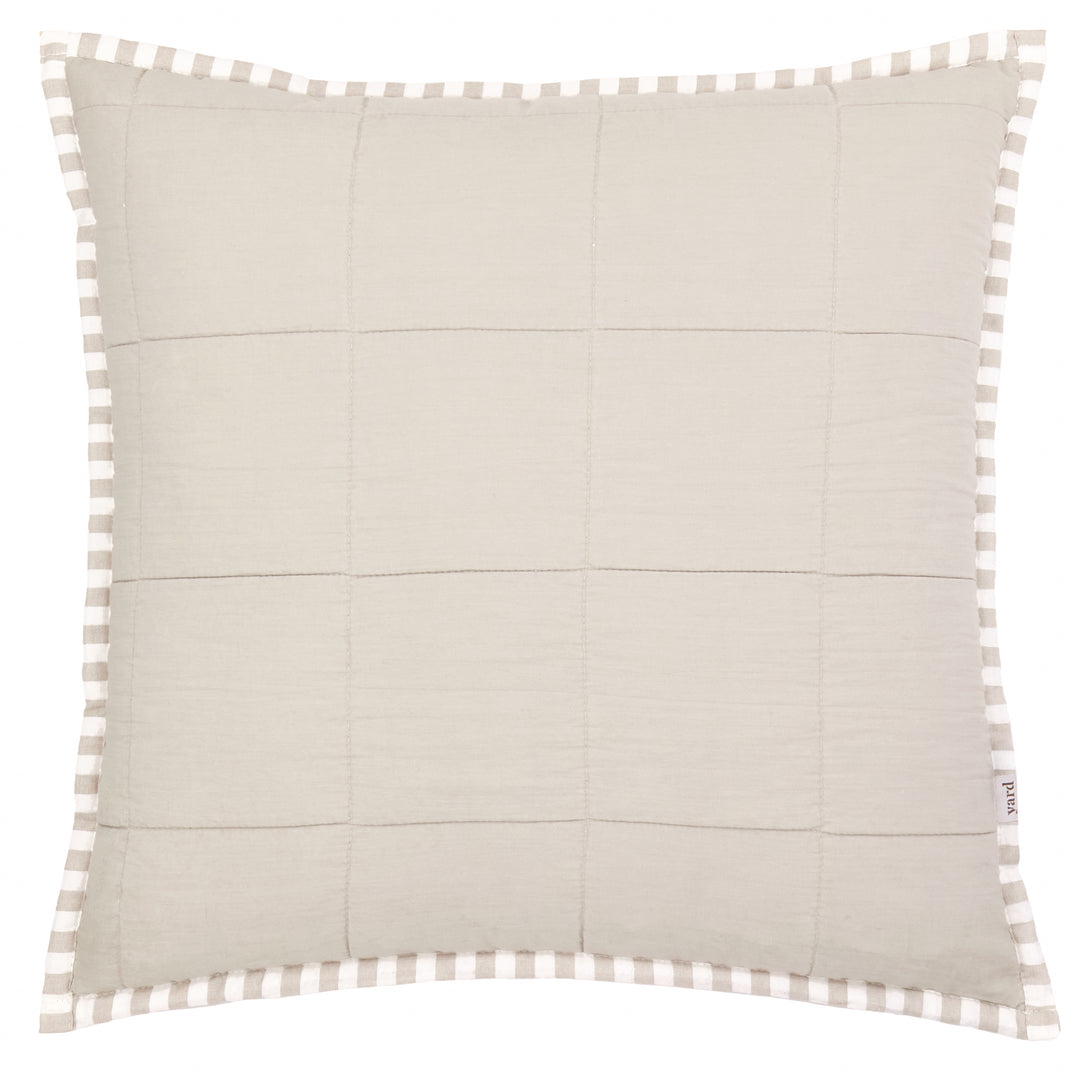 Hebden Stripe 55x55 Cushion Case Natural / Stone - image 3
