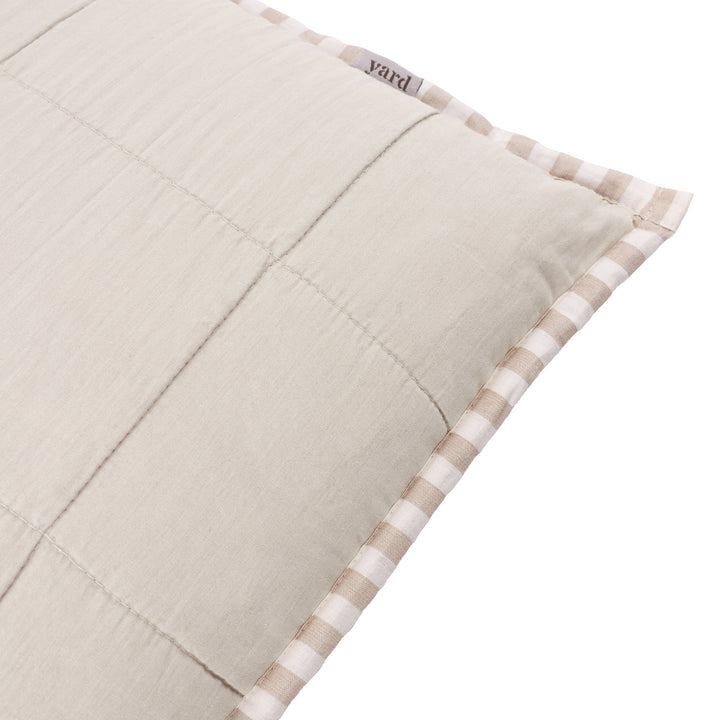 Hebden Stripe 55x55 Cushion Case Natural / Stone - image 6