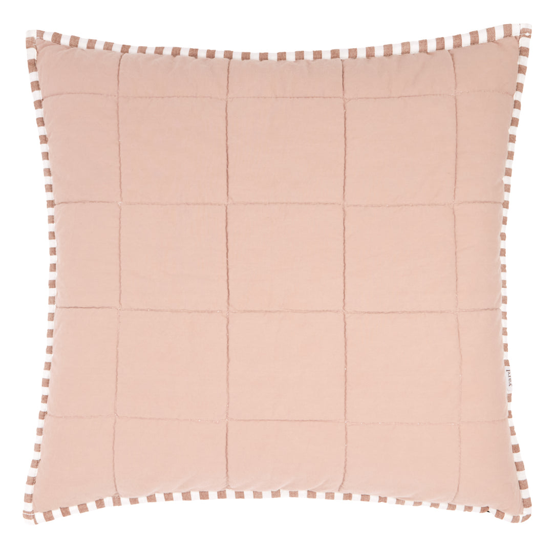 Hebden Stripe 55x55 Cushion Case Pecan / Cotta - image 3