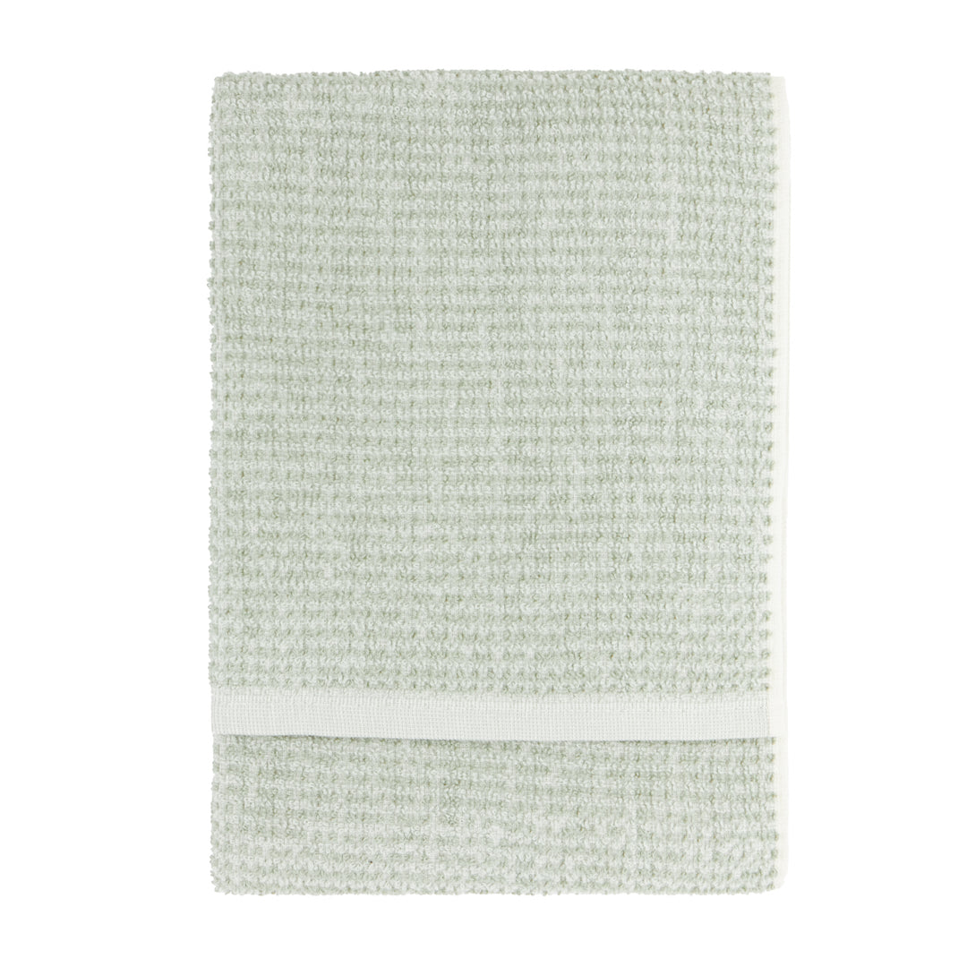 Hebden Waffle 50x100cm Hand Towel Bay Green - image 2