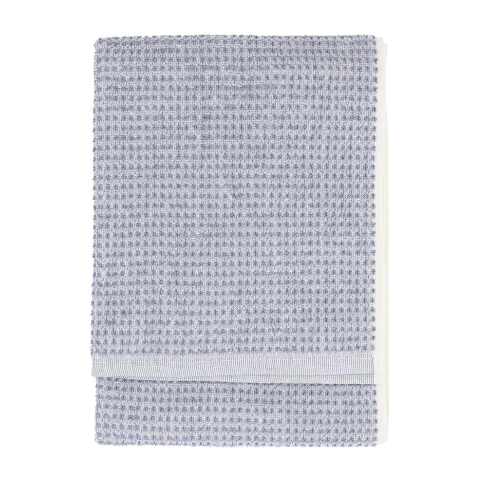 Hebden Waffle 50x100cm Hand Towel Denim Blue - image 2