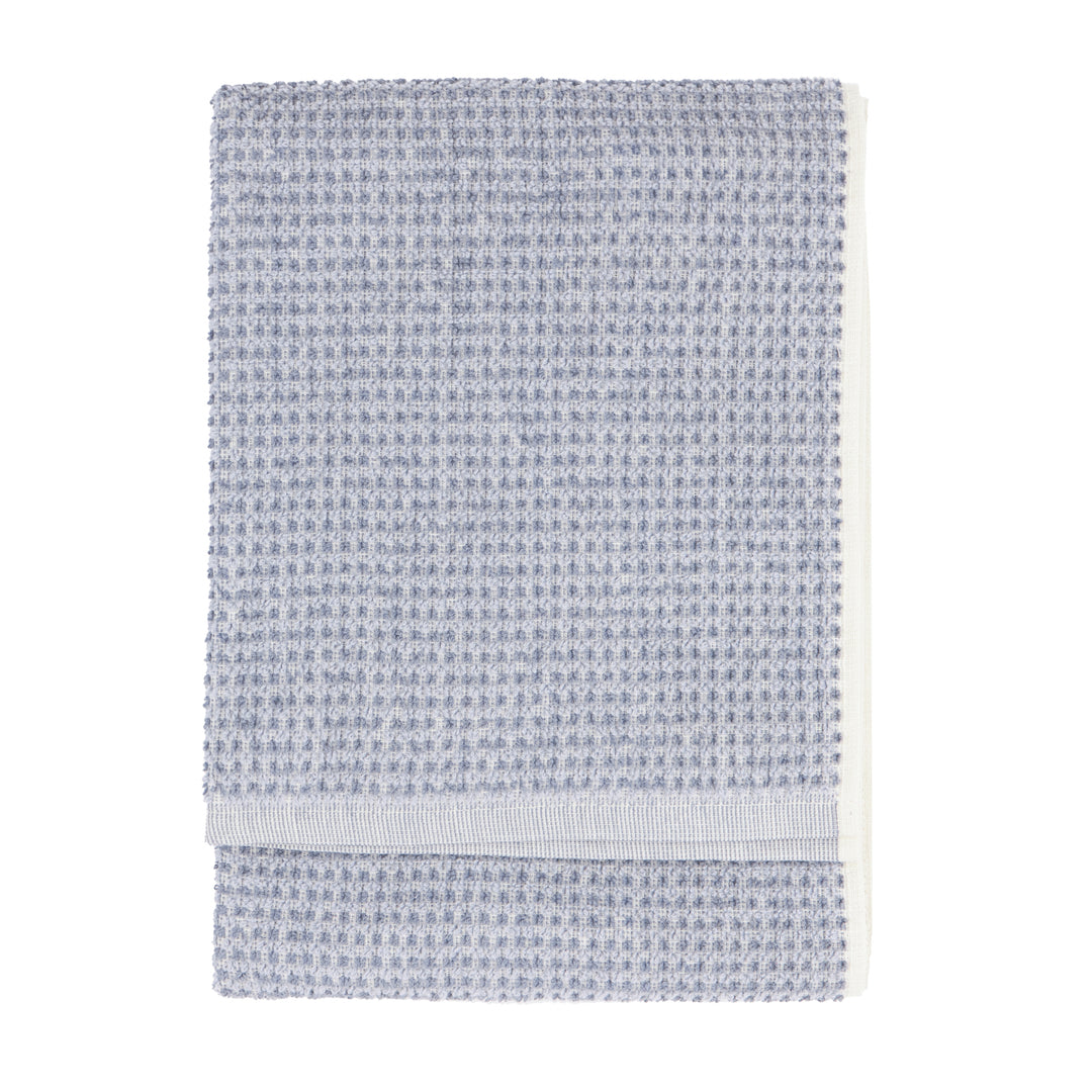 Hebden Waffle 50x100cm Hand Towel Denim Blue - image 2