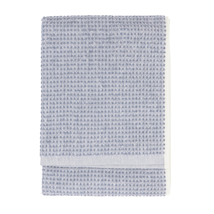 Hebden Waffle 50x100cm Hand Towel Denim Blue - image 2