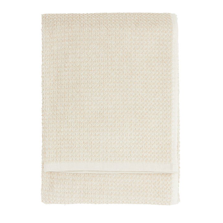 Hebden Waffle 50x100cm Hand Towel Stone - image 2