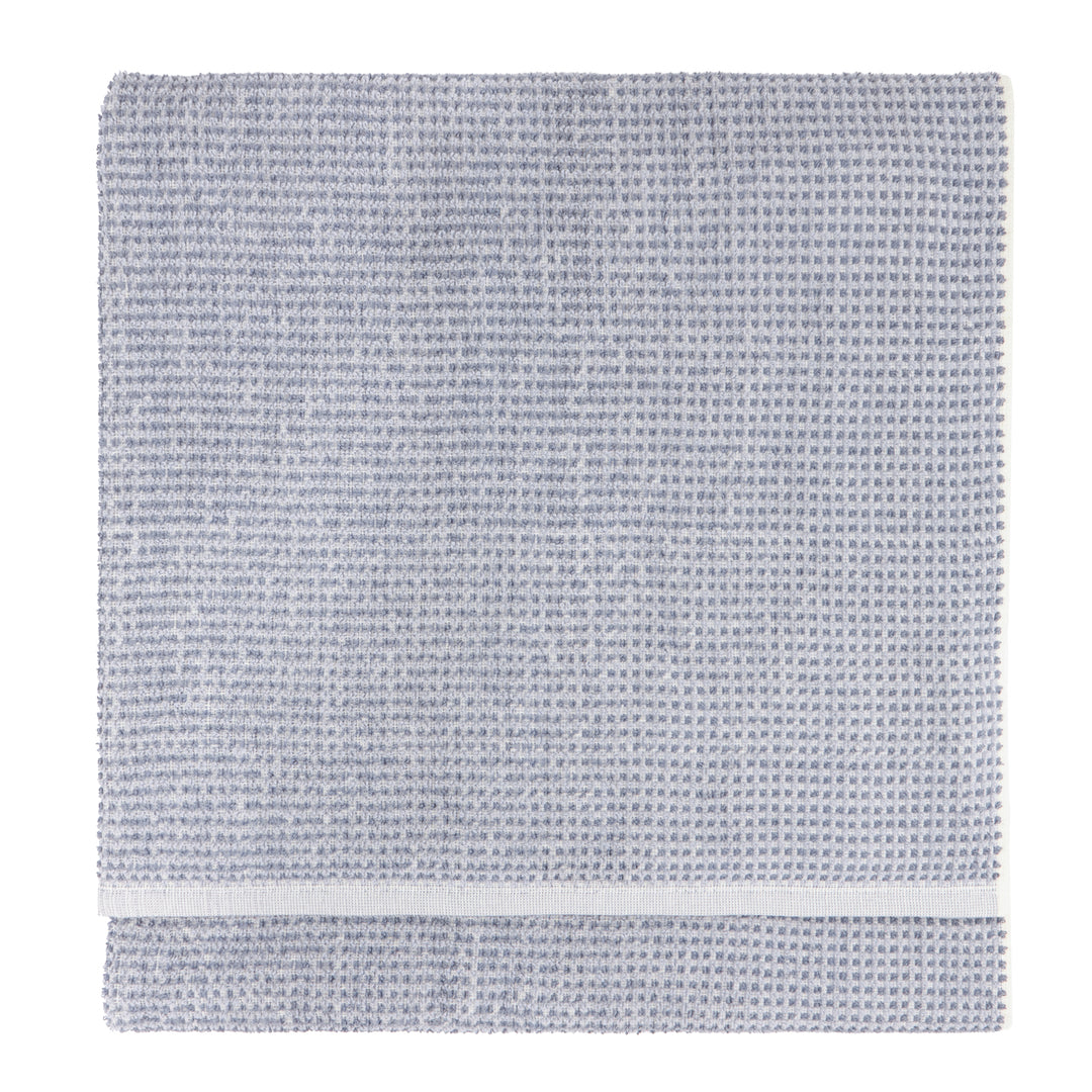 Hebden Waffle 70x130cm Bath Towel Denim Blue - image 2