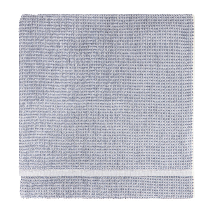 Hebden Waffle 70x130cm Bath Towel Denim Blue - image 2