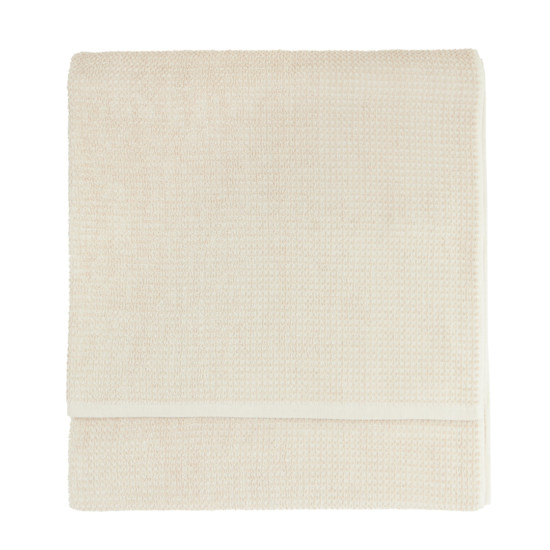 Hebden Waffle 100x180cm XL Bath Sheet Stone - image 2