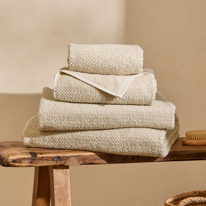 Hebden Waffle 100x180cm XL Bath Sheet Stone