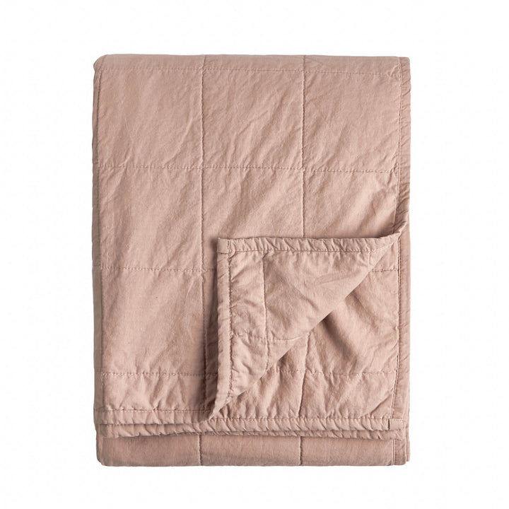 Hebden Washed Cotton 150x200 Bedspread Cotta - image 3
