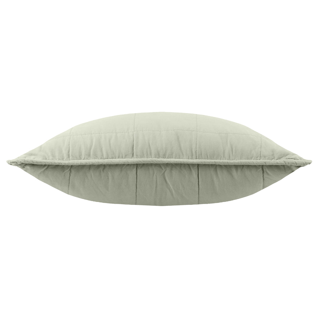 Hebden Washed Cotton 55x55 Cushion Case Bay Green - image 3