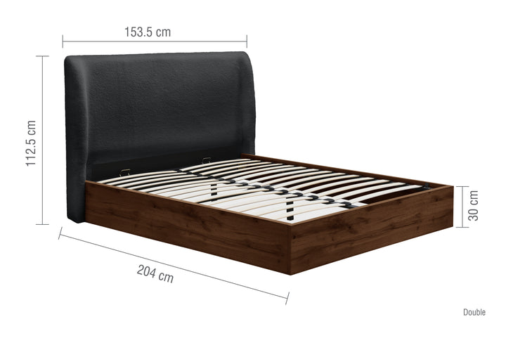 Halfden Double Ottoman Bed