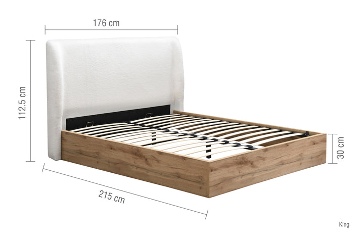 Halfden King Ottoman Bed