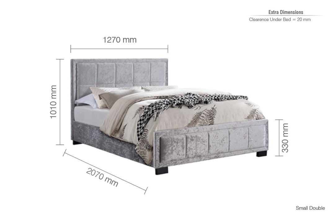 Hannover Small Double Bed