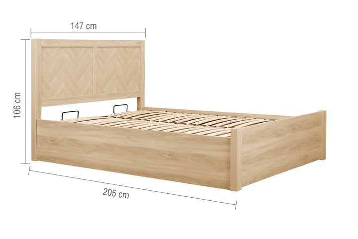 Herringford Double Ottoman Bed