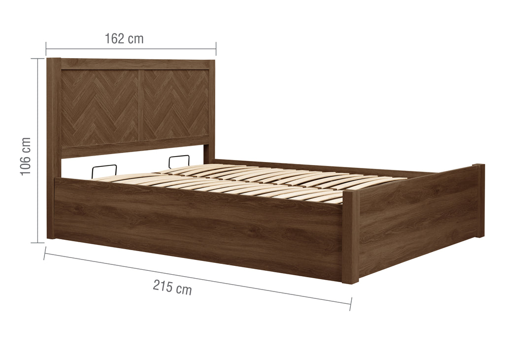 Herringford King Ottoman Bed