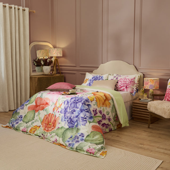 Idalia Fuchsia King Size Duvet Set Multi