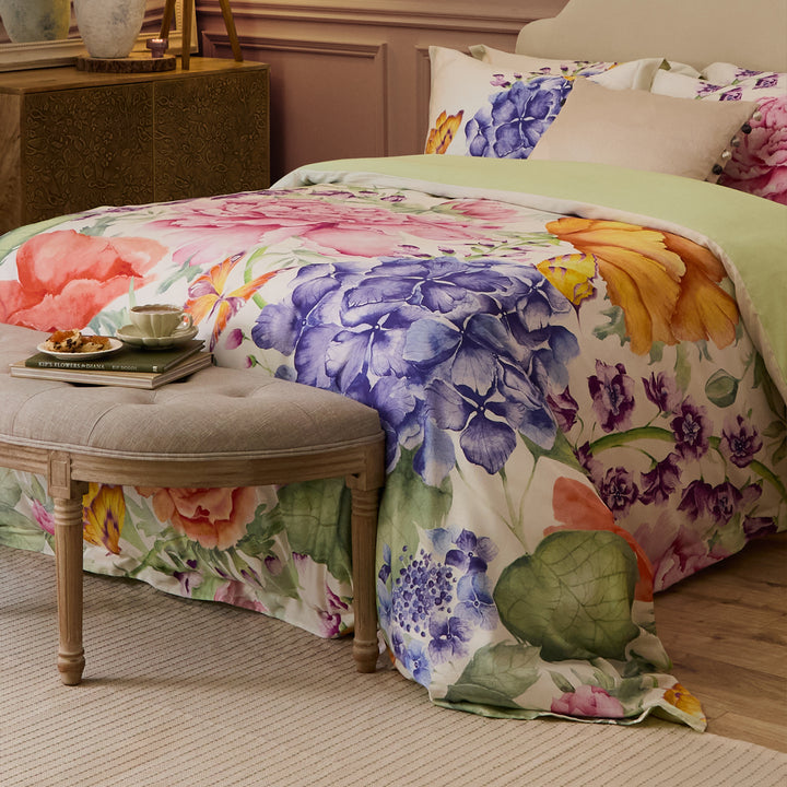 IDALIA FUCHSIA SUPER KING DUVET SET MULTI
