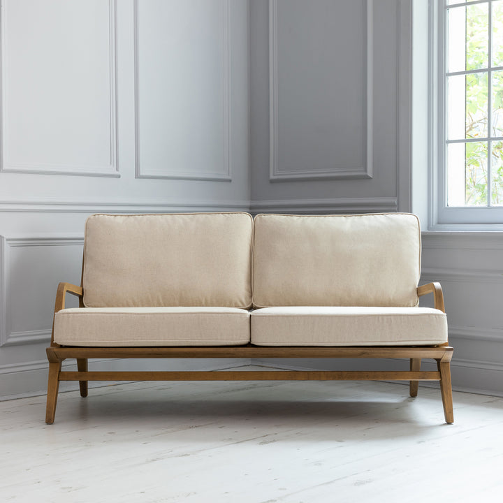 IDRIS 2 SEATER LIGHT WARMWOOD