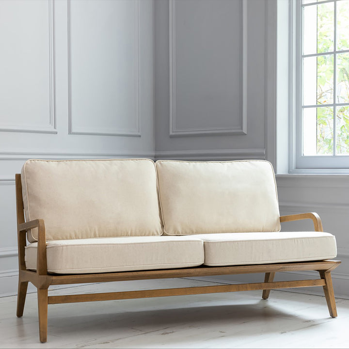IDRIS 2 SEATER LIGHT WARMWOOD