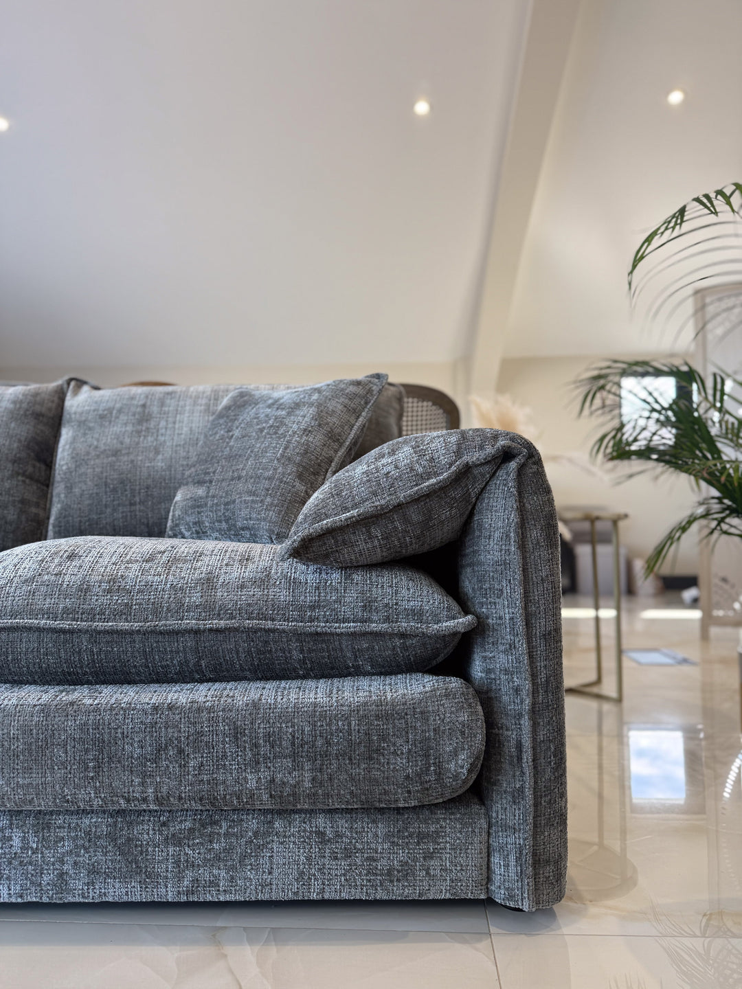 Solaya Sofa Grey 3 Seater