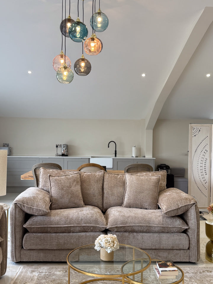 Solaya Sofa Beige 3 Seater