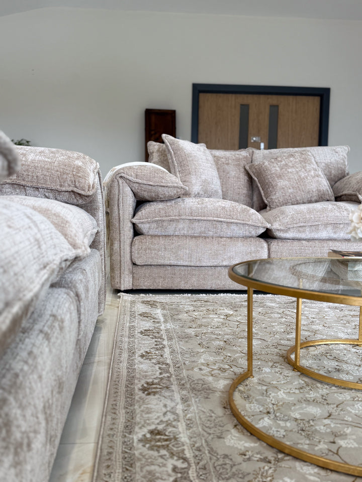 Solaya Sofa Beige 3 Seater