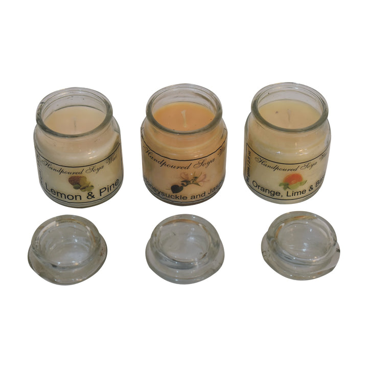 Hourglass Candle Set of 3 (Fruit)