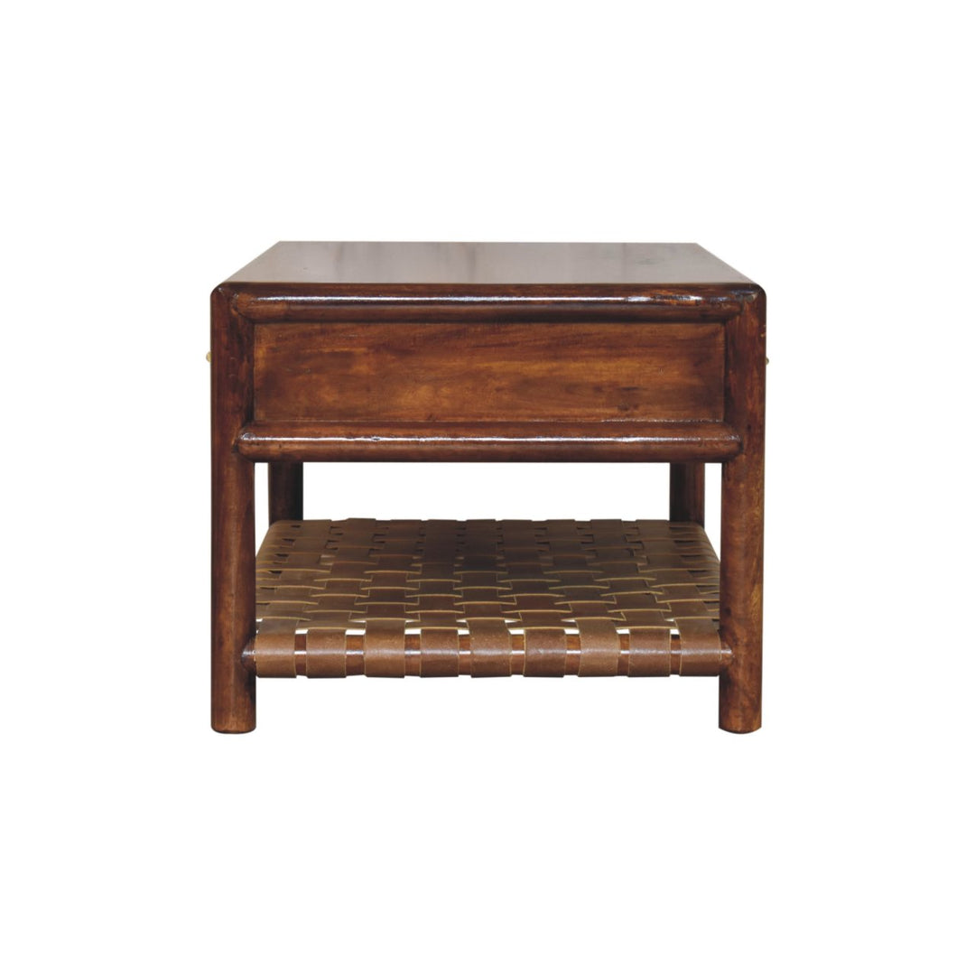 Regency Woven Console Table with 4 drawers